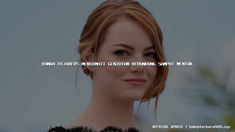 bunda hijabers menikmati genjotan berondong sampai mentok