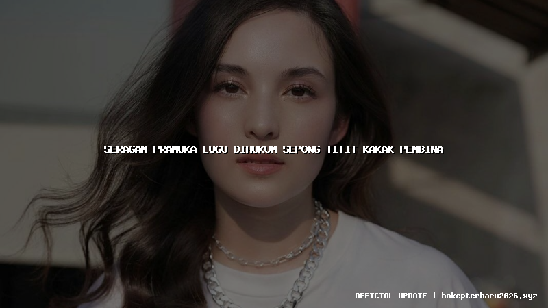 seragam pramuka lugu dihukum sepong titit kakak pembina